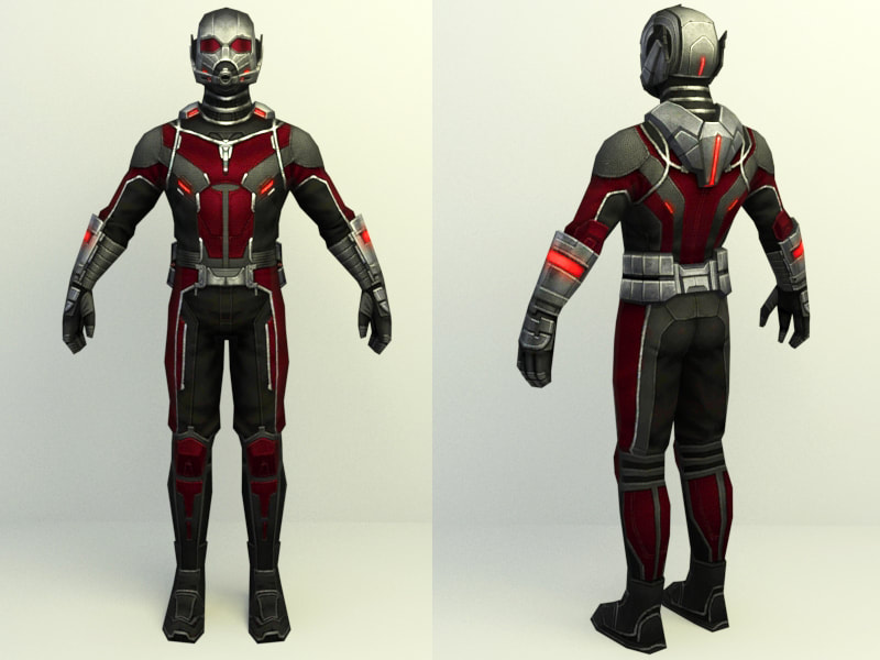 Free 3d models Marvel Characters