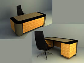 Office Supplies Set 3D model - Download Furniture on